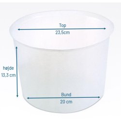 Plast-indsats 4 ltr til tr&aelig;spand fra Harvia